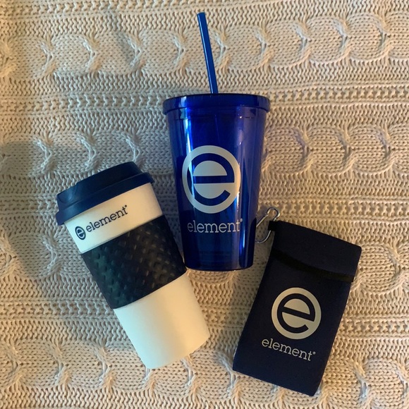 Element travel mug, travel cup, & sunglasses case - Picture 1 of 8